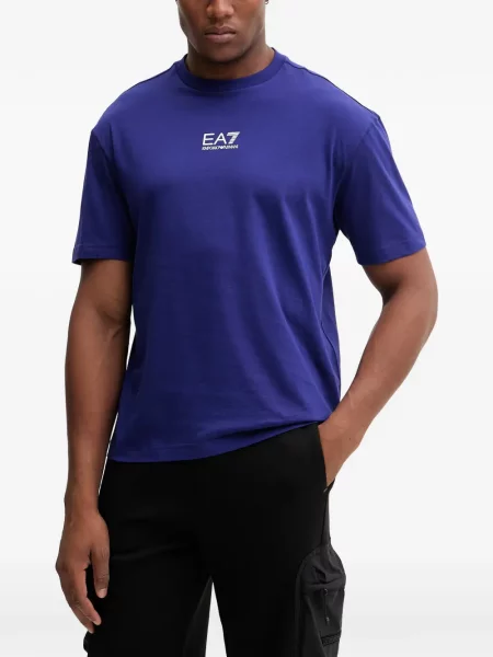 Tricou Ea7 Emporio Armani cu imagine albastru