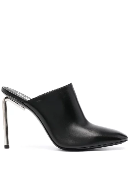 Papuci tip mules Off-white alb