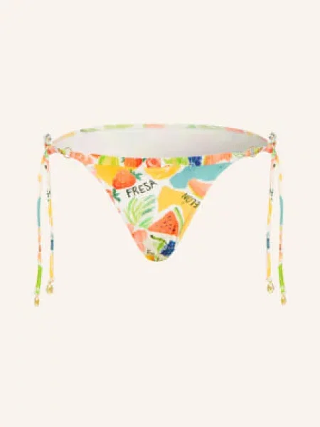 Watercult Trojúhelníkové Bikiny Fruitbowl žlutá / zelená bílá
