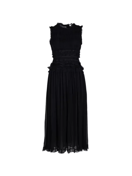 Rochie midi Ulla Johnson cu volane negru