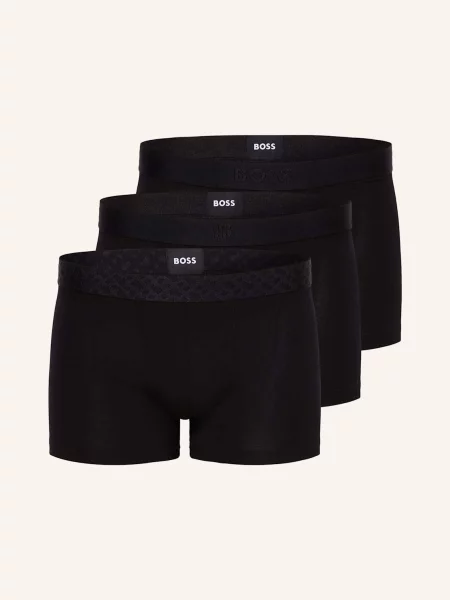Boss Bokserki 3 Szt. schwarz czarne