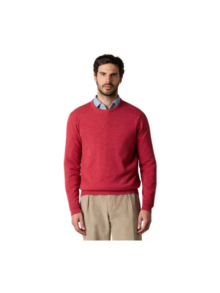 Sweter Brooks Brothers z kaszmiru czerwony