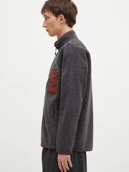 Fjallraven bluza polarowa Vardag Pile Fleece M gładka szary