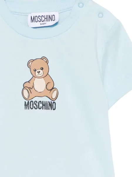 Koszulka dziecięca Moschino niebieska