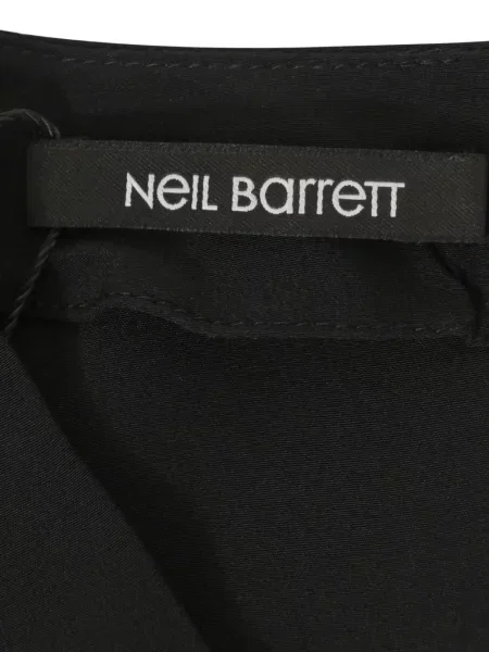 Rochie mini Neil Barrett cu decolteu în V negru