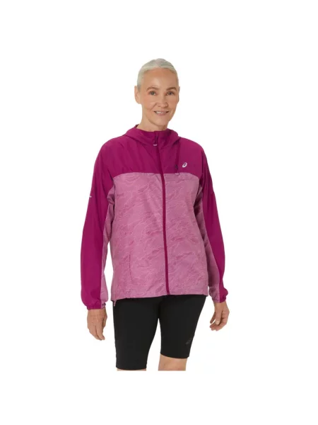 Wiatrówka Fujitrail Packable Windbreaker fioletowa