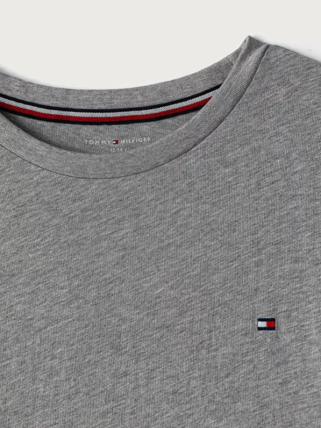 Тениска с дълъг ръкав Tommy Hilfiger сиво