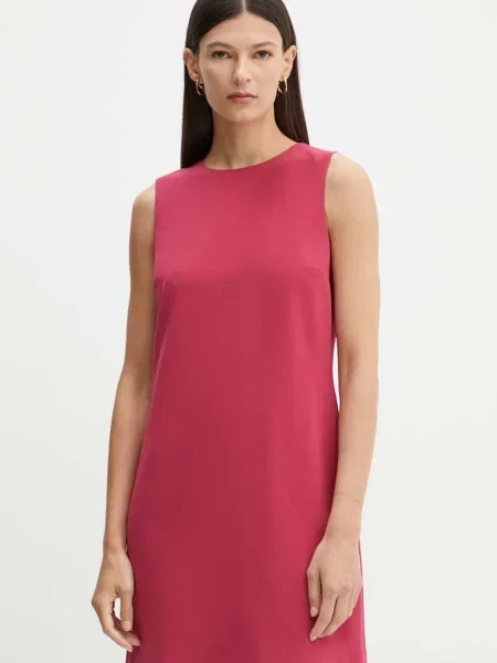 Theory rochie mini drept roz