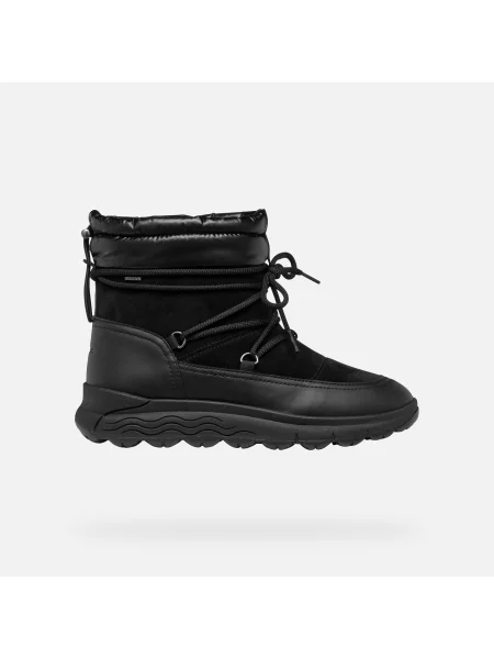 Dámske snehové topánky Geox Spherica™ ABX black čierna