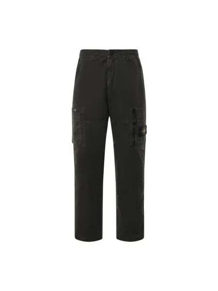 Spodnie Stone Island z kamieniami czarne