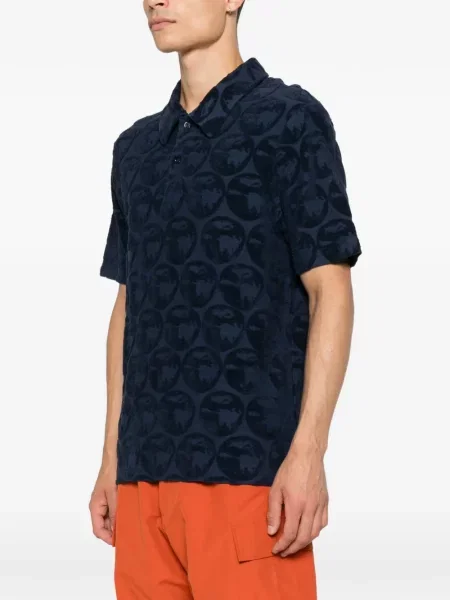 Scurt tricou polo Kenzo albastru