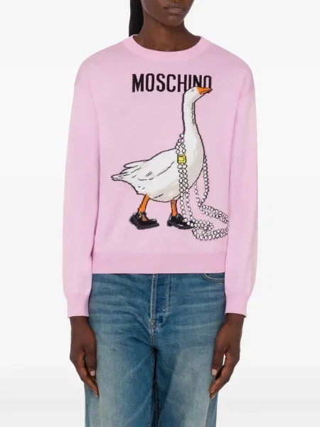 Pulover Moschino roz