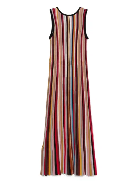 Rochie Paul Smith cu dungi tricotate negru