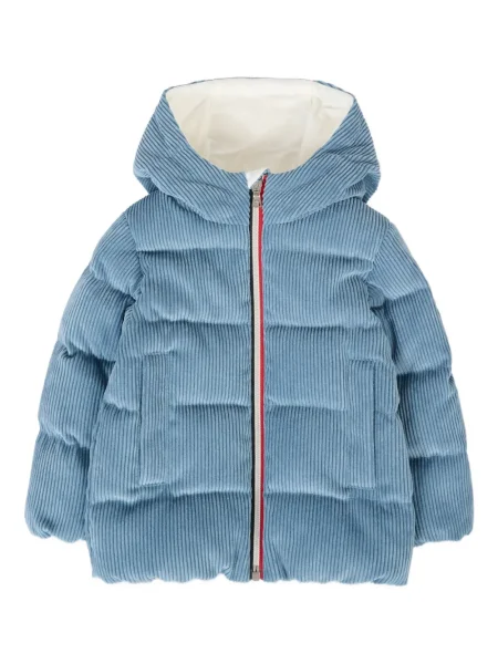 Kurtka dziecięca Moncler Enfant niebieska
