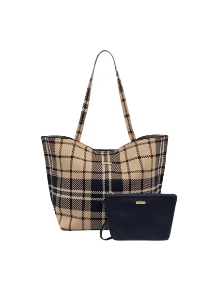 Barbour torebka shopper Layla beżowa