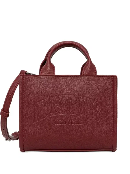 Shopperka Dkny z logo czerwona