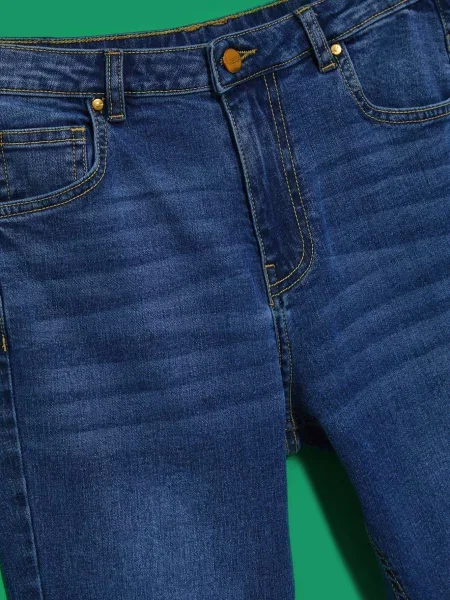 Jeansy dzwony Marisse czarne