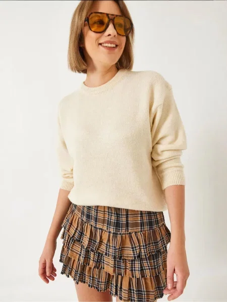 Bianco Lucci Pulover Pullover' bež