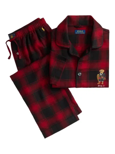 Chiloți Polo Ralph Lauren din țesătură twill cu autograf cu glugă albastru