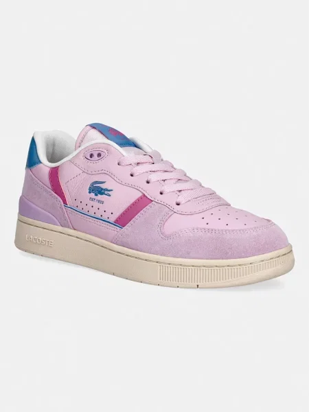 Lacoste T-CLIP SET sneakers pentru femei din piele roz