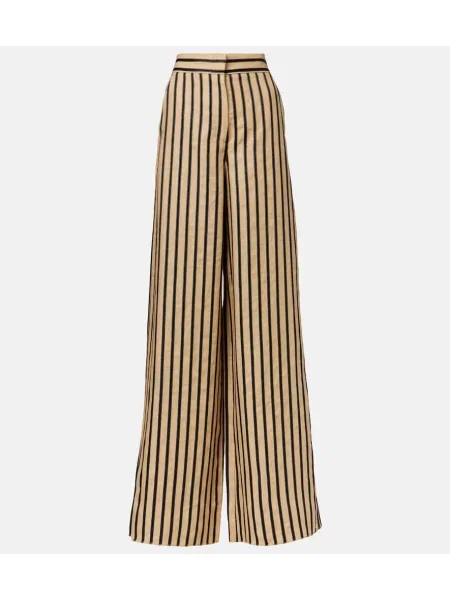 Pantaloni Max Mara de in bej