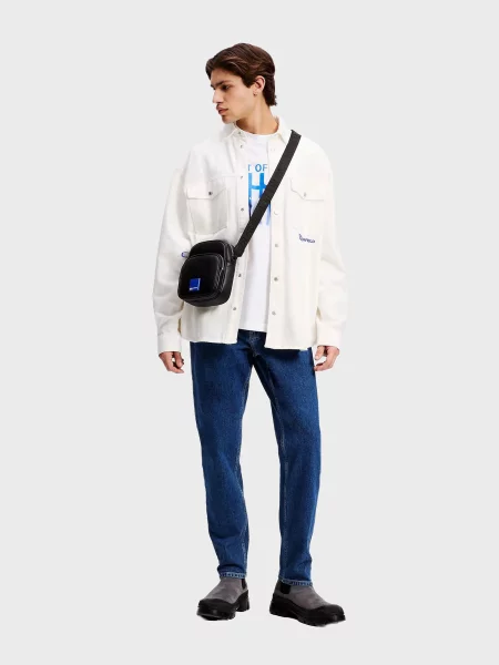 Прямі джинси Karl Lagerfeld Jeans бавовна/еластан синій