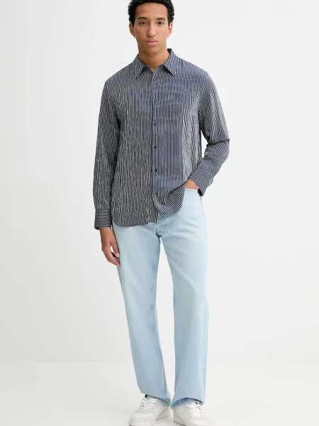 Srajca Calvin Klein mornarsko modra