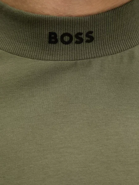 BOSS Green Футболка з Tee Collar зелена