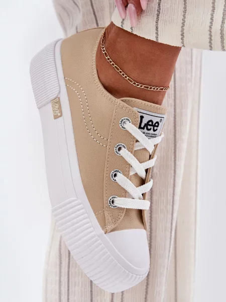Lee Plátěnky Isla C Low béžová