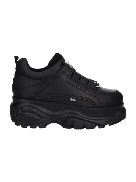 Sneakersy Buffalo skórzane czarne