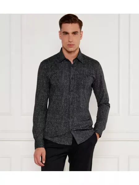 BOSS BLACK Cămașă negru