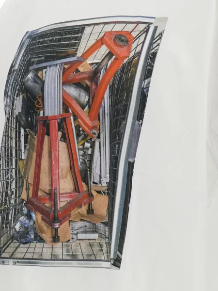 Tricou Junya Watanabe Man cu imagine alb