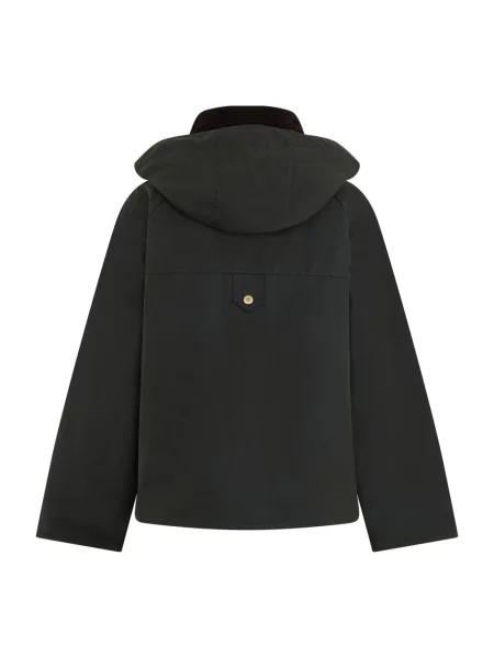 Kroj regular fit kurtka funkcyjna z czystej bawełny model CARVILLE' Barbour zielona