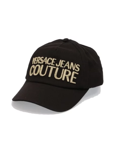 Czapka z daszkiem Versace Jeans Couture czarna