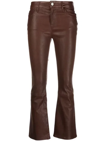 Pantaloni Frame evazate maro