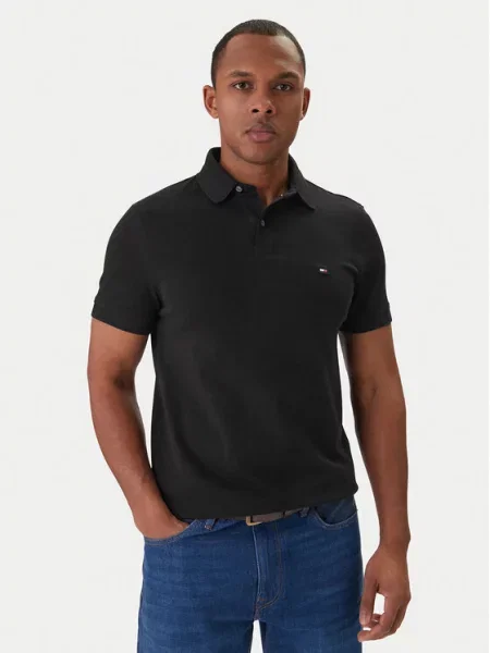 Koszulka Tommy Hilfiger Regular Polo Black L czarna
