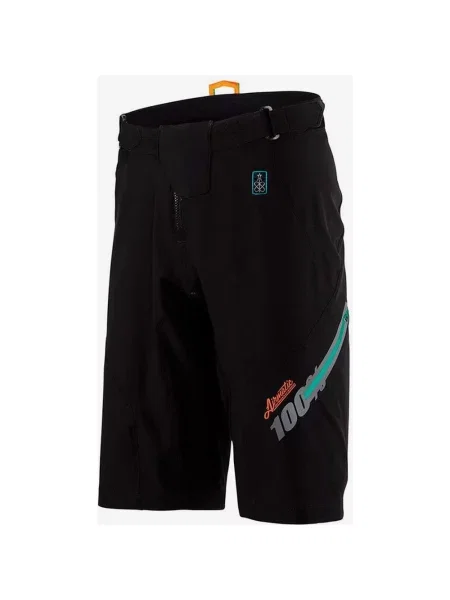 Spodenki MTB Airmatic w kolorze czarno-szarym-niebieskim 30 czarne