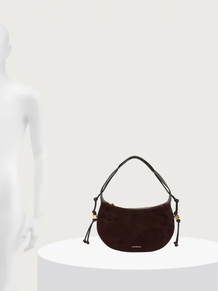 Замшевая сумка хобо Coccinelle