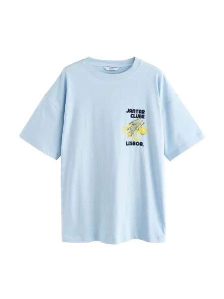 Next Tricou marin / deschis / galben / verde închis albastru