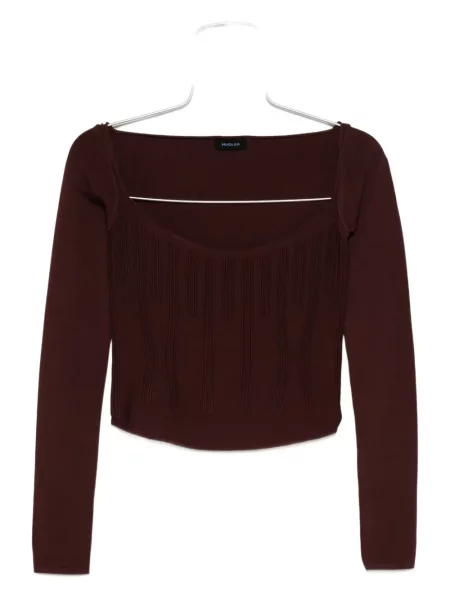 Top Mugler roșu