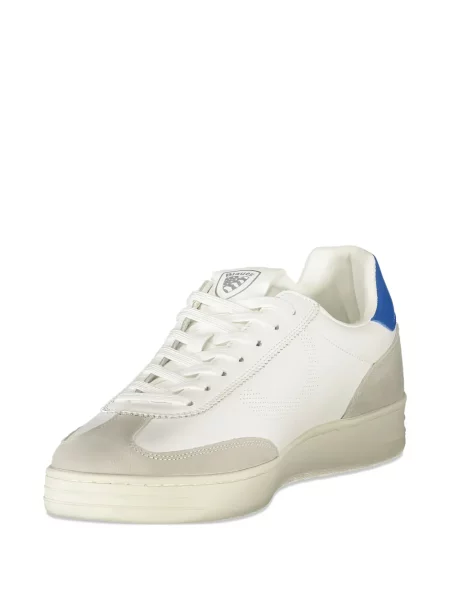 Sneakerși Blauer din piele alb