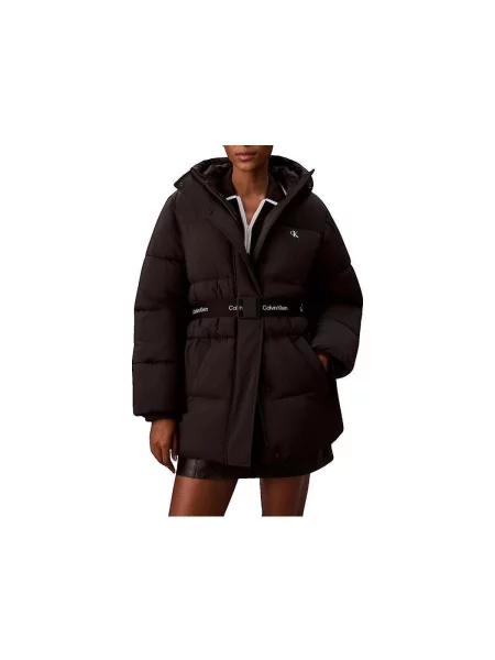 Geacă de blugi Calvin Klein Jeans negru