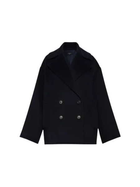 Płaszcz Weekend Max Mara niebieski