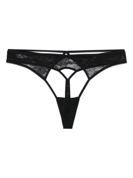 Chiloți tanga Marlies Dekkers din dantelă negru