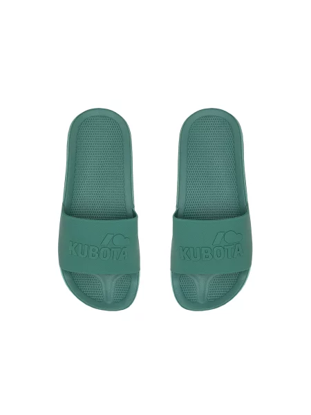 Kubota Klapki Basenowe Basic Plain zielone