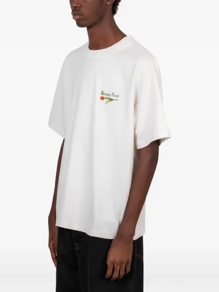 Tricou Bram’s Fruit cu imagine alb