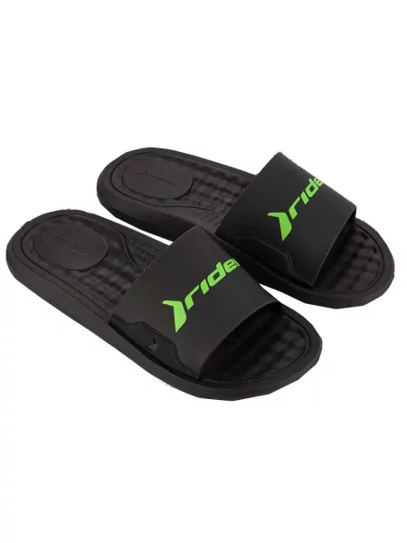 Klapki dla mężczyzn Rider STEP SLIDE czarne