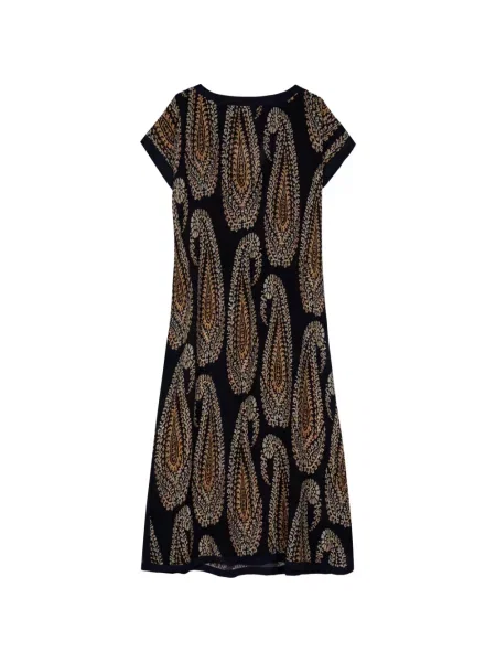Μίντι φόρεμα One Season με σχέδιο paisley μπλε