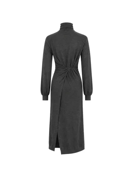 Lung rochie midi Petar Petrov gri