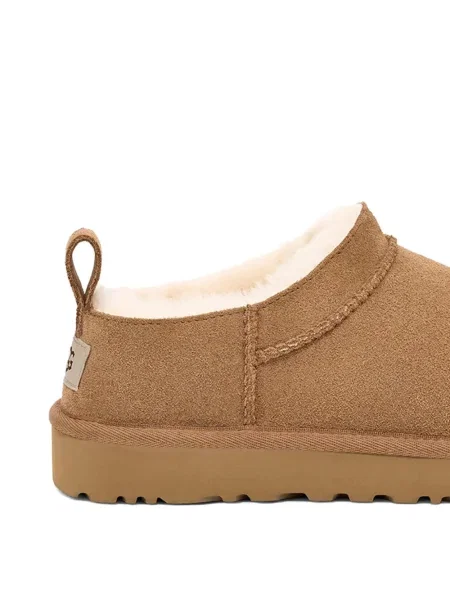 Papuci de casă Ugg din piele maro